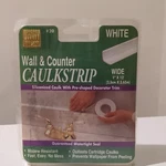 Myro Siliconized Wall & Counter Caulkstrip White Wide 1" X 12' A204A. Fixed Price $5.99.