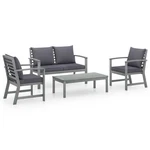 Patio Furniture Set 4 Piece Bench Chair With Table Solid Acacia Wood Vidaxl. Fixed Price $498.99.
