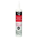 Dap 8656 Silicone Sealant, 10 Oz, Cartridge, White, Base, Commercial. Fixed Price $9.39.