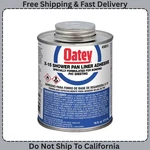 Oatey Pvc Shower Pan Liner Adhesive Cement Miscellaneous Repair Kit X-15. Fixed Price $20.53.