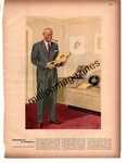 1947 Fancy Weave Worsted Suit With Straight Tip Shoes By Laurence Fellows. Fixed Price $36.00.