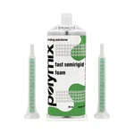 Polymix Grey Fast Semi Rigid Foam Cartridge 50ML & Two Mixing Nozzles. Fixed Price $15.59.