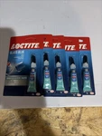 5 X Loctite Glass Glue 2-GRAM Tube (233841) Gel Water & Heat Resist. Fixed Price $34.99.