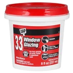 Dap 33 Window Glazing Compound White 8 Oz Putty Glass Glaze Sealant. Fixed Price $12.99.