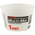 Leaktite 1 Pt. Semi-transparent Multi-mix All Purpose Mixing And Storage. Fixed Price $8.21.