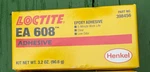 Loctite 608 Clear Hysol High Strength Epoxy Adhesive, 2.8 Oz Kit Exp 01/2024. Fixed Price $15.38.