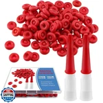 Kaezdd 40 Pcs Tube Sealer Caps, Caulking Gun Tip. Fixed Price $20.00.