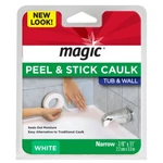 Magic Peel & Stick Caulk Wall White 7/8" X 11' Bathtub Shower Water Seal. Fixed Price $13.49.