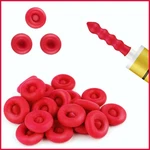 20 Pack Saver Caps - Seal And Preserve Open Caulking Tubes Red. Fixed Price $7.60.