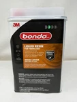 Bondo Fiberglass Resin Stage 2 For Repairing, Resurfacing, Rebuilding 115 Oz. Fixed Price $66.99.