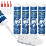 2026 Version Rv Roof Sealant 4 Pack, Self-leveling Lap White, Camper .... Fixed Price $53.48.