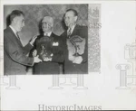 1951 Press Photo Baseball Executives Ford Frick & Will Harridge In Chicago.. Fixed Price $24.99.