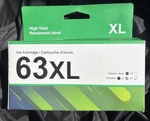 63XL High Yield Ink Cartridge 2 Pack, Black/tri-color For Printers, Model. Fixed Price $15.00.