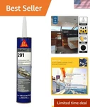 FLEX-291, Black, Fast Cure Marine Adhesive And Sealant, Polyurethane For Boat.... Fixed Price $34.89.