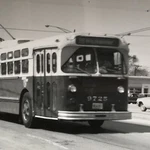 Bus Trackless Trolley Chicago Transit Authority Cta #9725 Route 80 Irving Photo. Fixed Price $7.49.