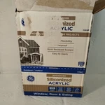 General Electric Advanced Siliconized Acryloic Clear Window,door,siding 6/23 (p). Fixed Price $40.00.
