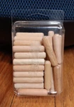 5/16" Fluted Wood Dowel Pins 50CT, Part No. 840516, By General Tools. Fixed Price $10.00.