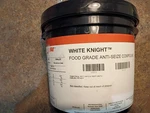 Jet-lube Gallon White Knight Food Safe Anti-seize Compound 16423. Fixed Price $50.00.