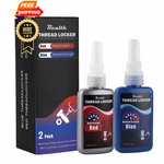 Realth 50ML-2 Pack Threadlocker And Red, Medium Strength Blue/red. Fixed Price $18.99.