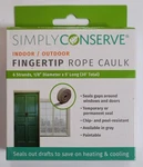 Simply Conserve Fingertip Rope Caulk For Doors & Windows P14AM 30' In/out. Fixed Price $9.99.