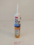 3M Fire Barrier Flexible Sealant Fd 150+ 10.1 Oz Tube Lot Of 26. Fixed Price $217.50.