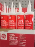 Tube Silicone 100% Sealant General Electric 10.1OZ - Ex 9/24. Fixed Price $8.88.