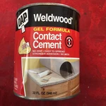Dap 25312 Weldwood Contact Cement Gel Formula 1-QUART Outdoor Hardware Adhesive. Fixed Price $29.00.