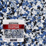 Rust-oleum 301359 Epoxyshield Indoor & Outdoor Gray Blend Decorative Color Chips. Fixed Price $21.43.