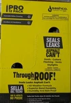 Pro Pack (12) Sashco Through The Roof! Clear Sealant. Stops Leaks! 10.5 Fl Oz. Fixed Price $96.95.