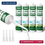 Rvguard New Roof Sealant 4 Pack, Fast Self-leveling Lap 10.3OZ Waterp. Fixed Price $46.11.