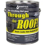Sashco Sealants 14024 Through The Roof Gallon Case, Clear. Fixed Price $178.49.