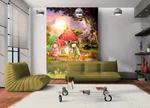 3D Red Mushroom Kids G5555 Wallpaper Murals Removable Self-adhesive Honey. Fixed Price $12.86.