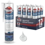 Kraken Bond Aquarium Silicone Sealant Clear - (12X10.1 Fl. Oz.) 100% Waterproof. Fixed Price $134.99.