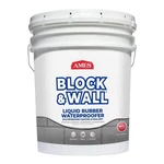 Ames Block & Wall Liquid Rubber Waterproof Sealant 5 Gallon White New. Fixed Price $234.99.