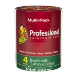 Duck Brand Professional Painter's Tape, 4-PACK, 1.41"X60YD, Beige (1362492). Fixed Price $43.65.