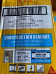 (12 Pack) Sikaflex 515309 Construction Sealant, White, 10.1-OZ. Exp 2/11/2026. Fixed Price $67.99.