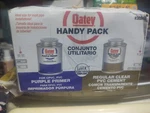 8 Oz Pvc Oatey Handy Purple Primer & Solvent Cement (2- Packs). Fixed Price $25.99.