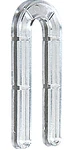Crl CHS14-XCP100 Clear 1/4" 3-1/2" Plastic Horseshoe Shims Pack Of. Fixed Price $20.90.