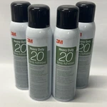 4 Pack! 3M Heavy Duty 20 Spray Adhesive Clear Large Can Multipurpose Wood Metal+. Fixed Price $59.95.