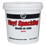Dap 12132 Vinyl Spackling, Latex, Oil Base, White, Qt Tub. Fixed Price $22.36.