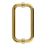 Crl BM8X8SB Satin Brass 8" Series Tubular Back-to-back Pull Handle. Fixed Price $39.20.