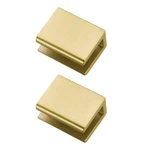 2PCS Adjustable 304 Stainless Steel Glass Clamp Clip Shelf Brackets Holder Su.... Fixed Price $31.67.