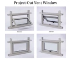 VW3700 Conventional Window Project Out 31.625" Ez Vents Tubelite New. Fixed Price $200.00.