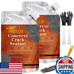 Concrete Crack Filler 2-PACK Grey Self-leveling Cement Sealant High Elasticity. Fixed Price $43.71.