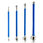 Speedwox Stainless Steel Caulking Tool Set - 4 Pcs Metal Ball Kit For Tile Grout. Fixed Price $13.98.
