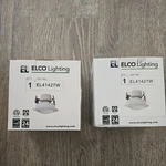 Elco Led Adjustable Baffle Trim EL41427W" 2700K - White (2 Pack). Fixed Price $18.00.