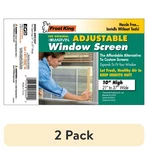 (2 Pack) AWS1037/6W W.b. Marvin Adjustable Window Screen, 10" High With Wood. Fixed Price $26.64.