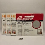3 Hdr + 2 Walboard Drywall Repair Patch 6X6" Aluminum Self Adhesive Nib. Fixed Price $27.99.