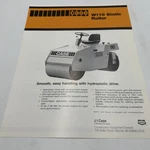 Vintage Case W110 Static Roller Brochure. Fixed Price $10.00.