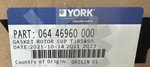 York # 064-46960-000 / 06446960000 (new). Fixed Price $199.99.